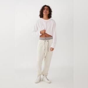 Human Nation Sweatpants Jogger Bone NWOT size Medium (b17)